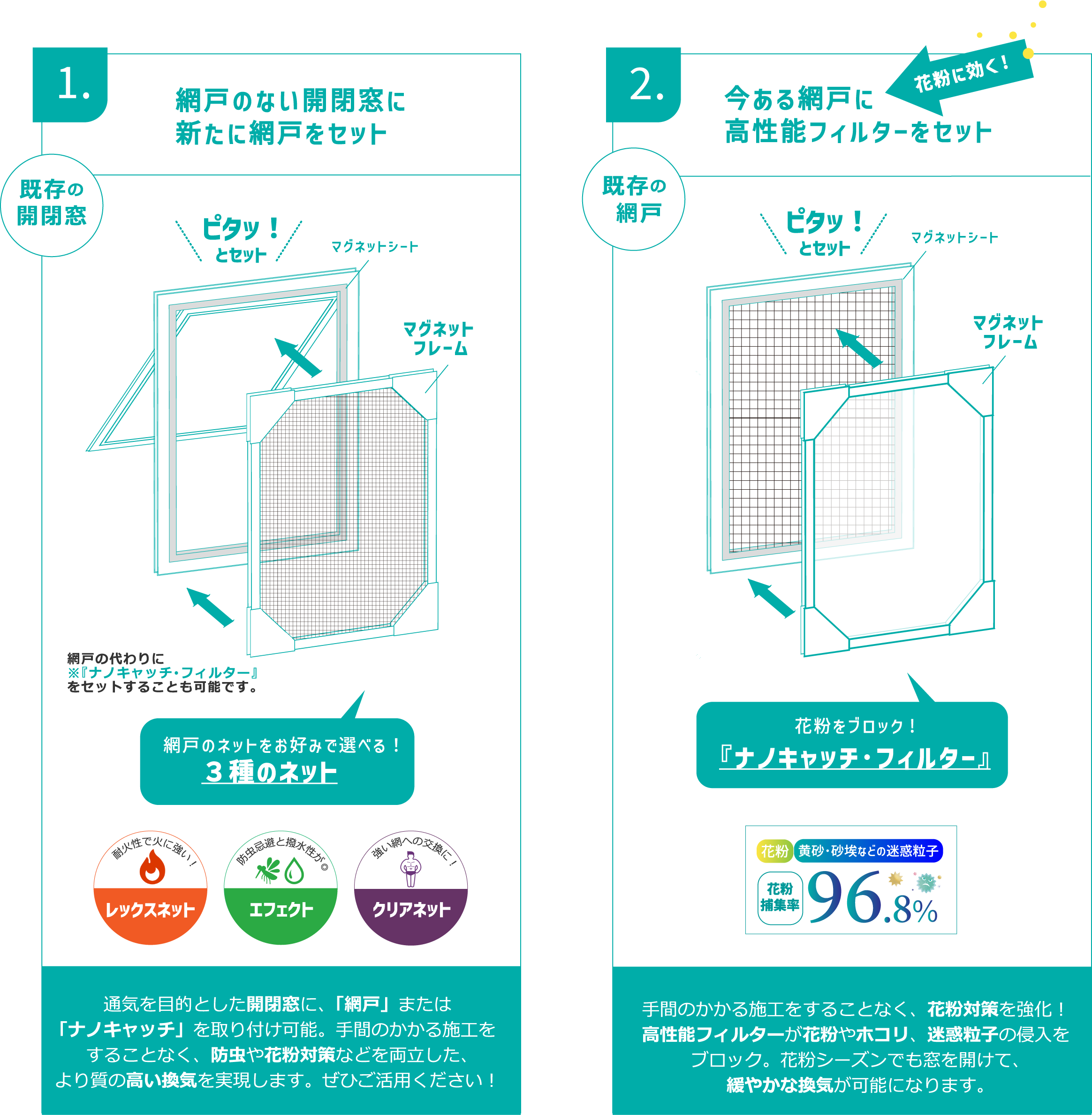 用途で選べる2Way